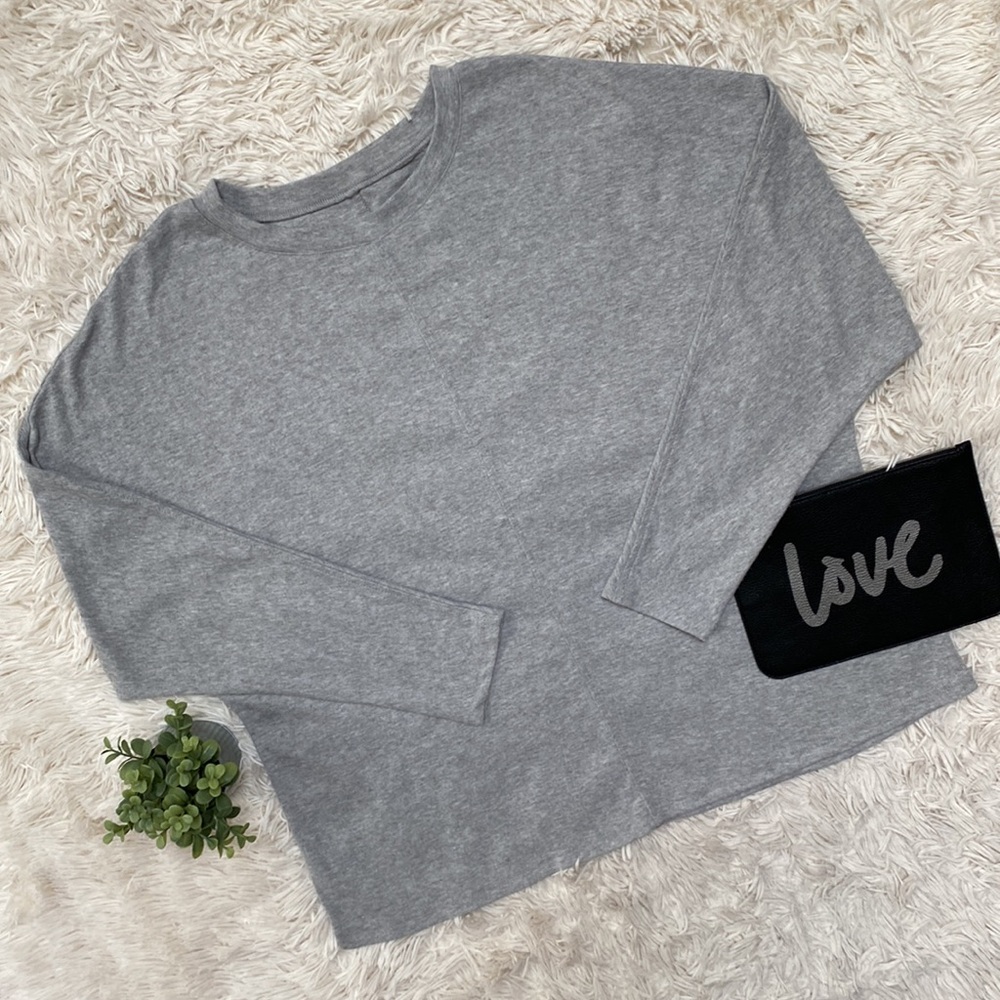 Boutique Dolman Long Sleeve Top 💗 Gray
